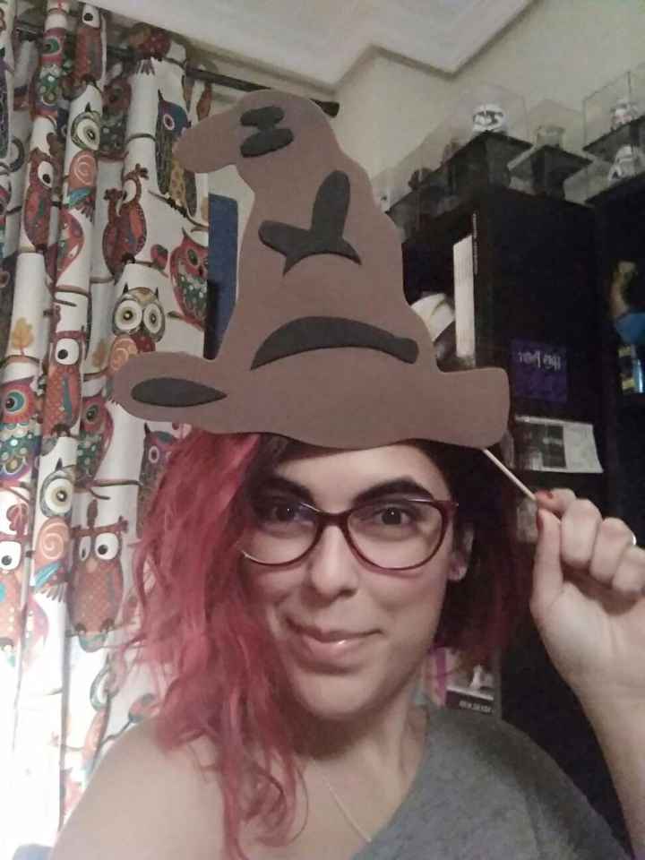 ¡¡Harry Potter!! El sombrero seleccionador jijijiji (y mi careto)