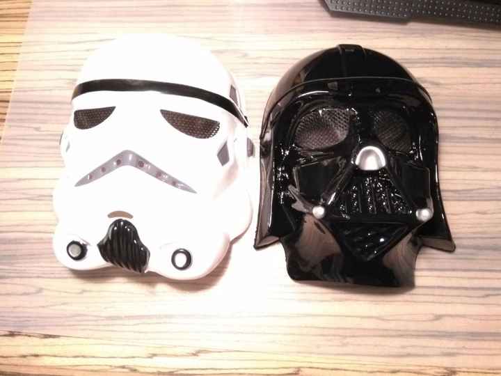 ¡Más star wars! Stormtrooper y Darth Vader