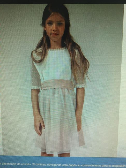 Vestido de arras para niñas 1