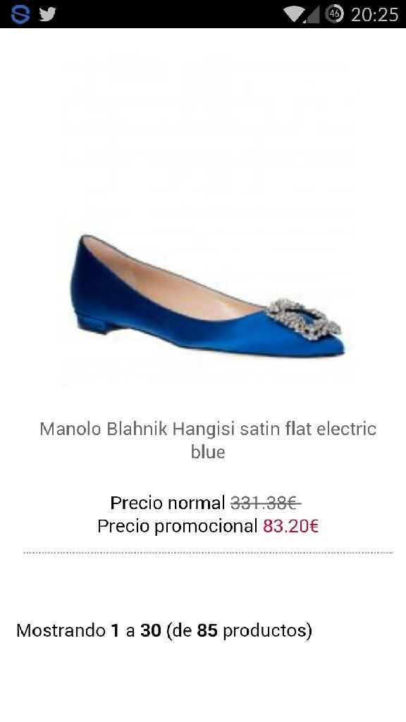 Zapatos planos azules!! - 1