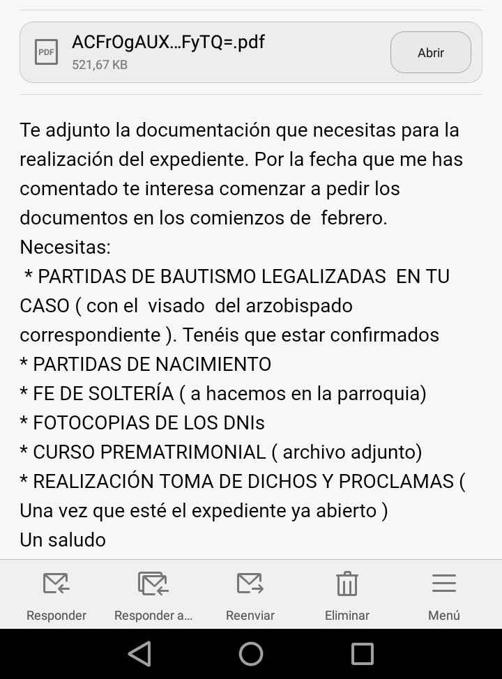  Chicas buenos días el expediente matrimonial es esto??? - 1