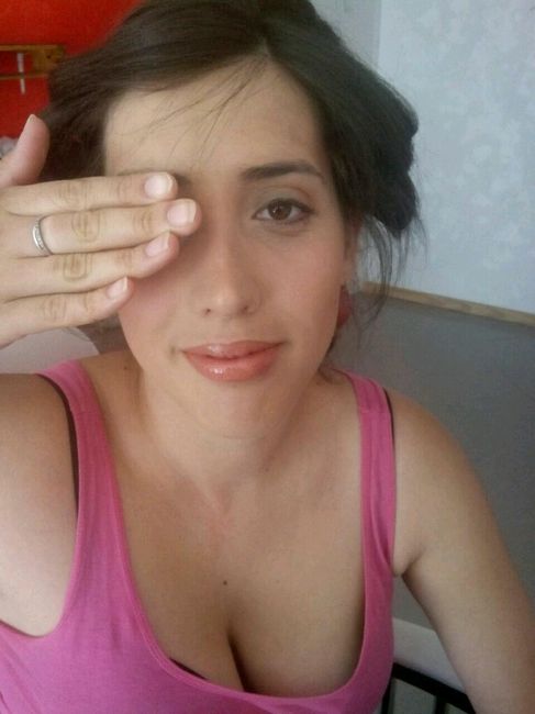 Mi prueba de maquillaje y peinado! - 2