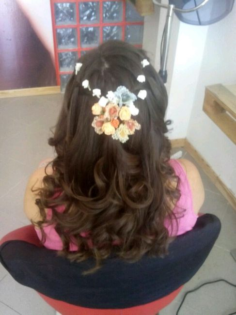 Mi prueba de maquillaje y peinado! - 4
