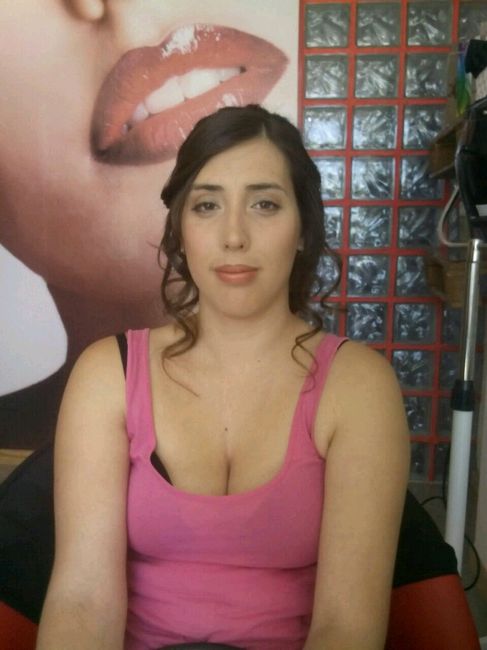Mi prueba de maquillaje y peinado! - 6