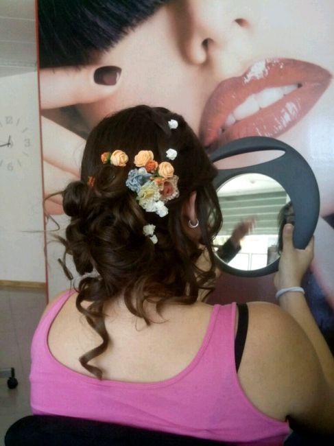 Mi prueba de maquillaje y peinado! - 9