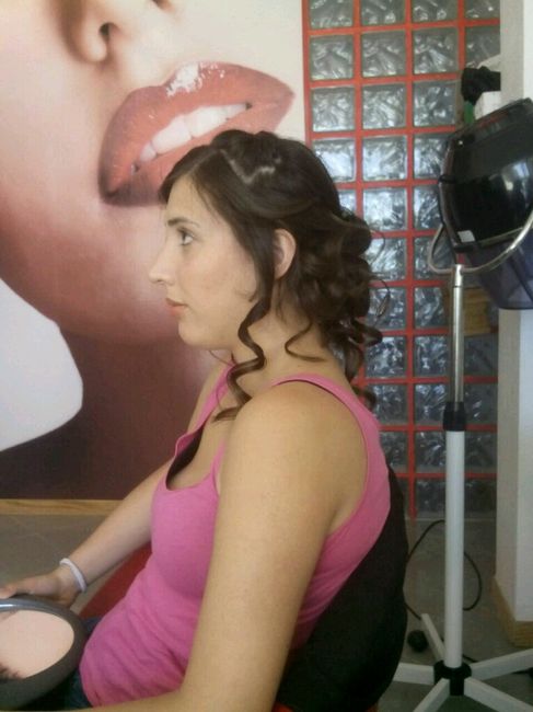 Mi prueba de maquillaje y peinado! - 10