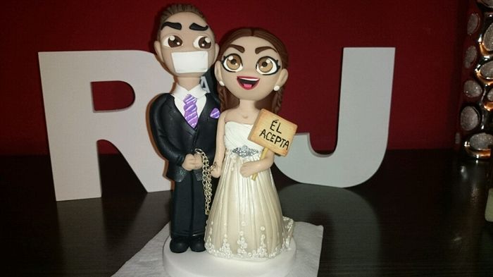 Figuritas tarta novios originales - 1