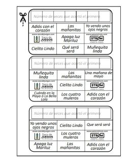 ¿Bingo musical en la boda? 1