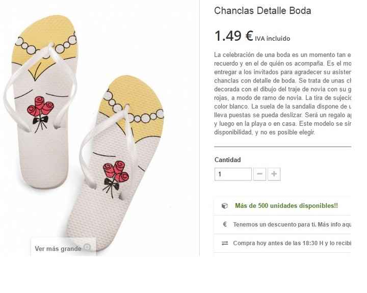 chanclas boda