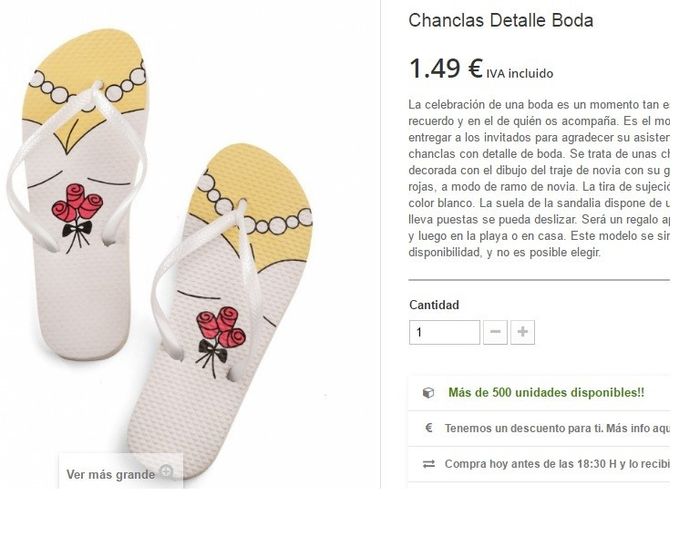 chanclas boda