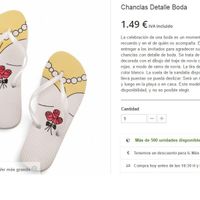 chanclas boda