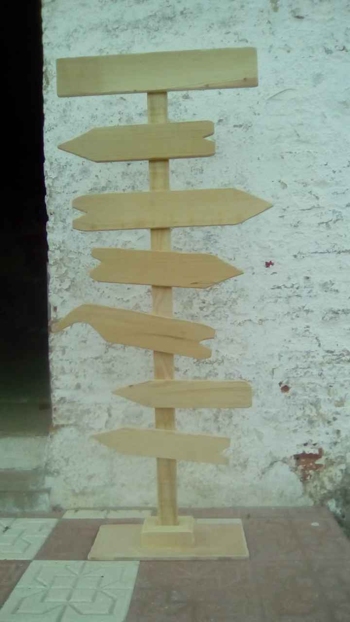 Letras para flechas de madera - 1