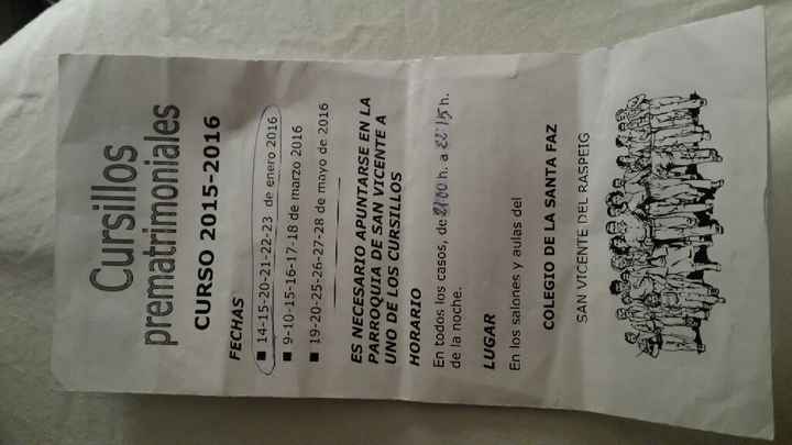 Cursillo prematrimonial 2016 - 1