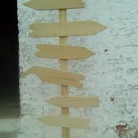 Letras para flechas de madera - 1