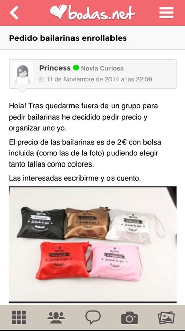 Bailarinas con bolsa - 1