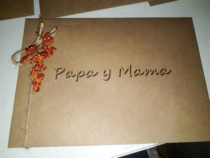 Sobres invitaciones! - 1