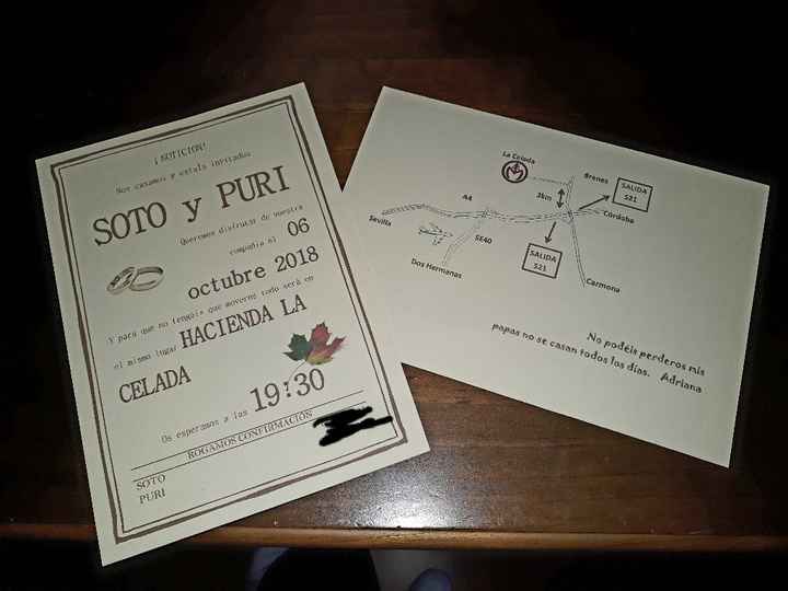  Nuestras invitaciones 😍😍 - 4