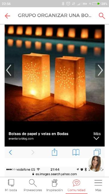 Portavelas de papel - 1