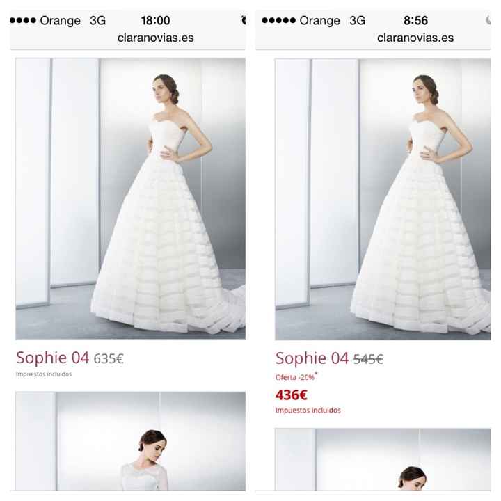 Subida de precios clara novias!! - 1