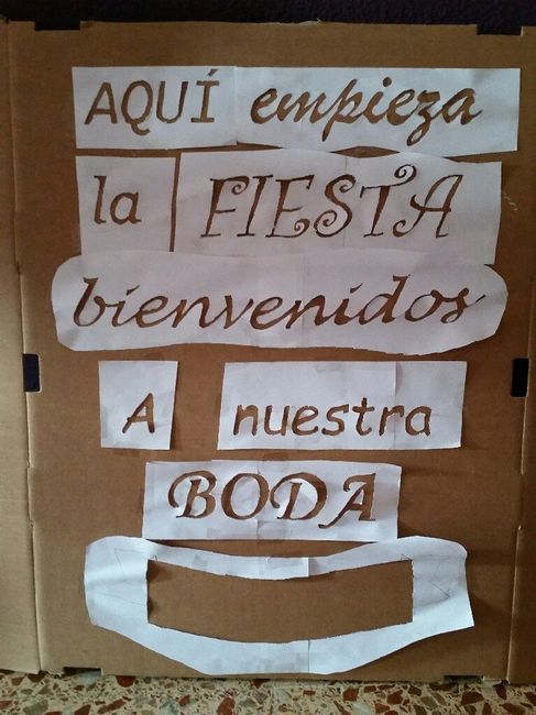 Cartel de bienvenidaa - 1