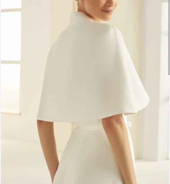 Abrigo para el vestido palabra de honor - 1
