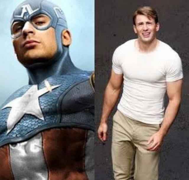 8. Capitán América (Chris Evans)