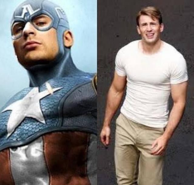 8. Capitán América (Chris Evans)