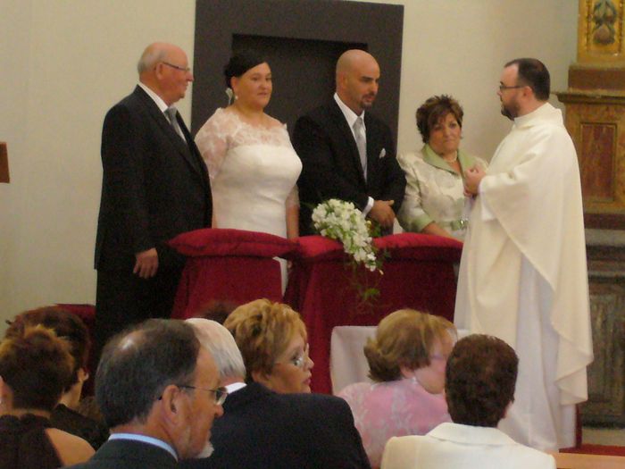 En el altar