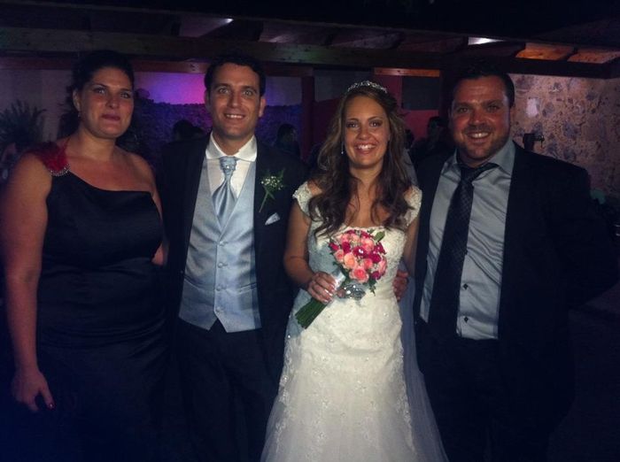 Con mis cuñados