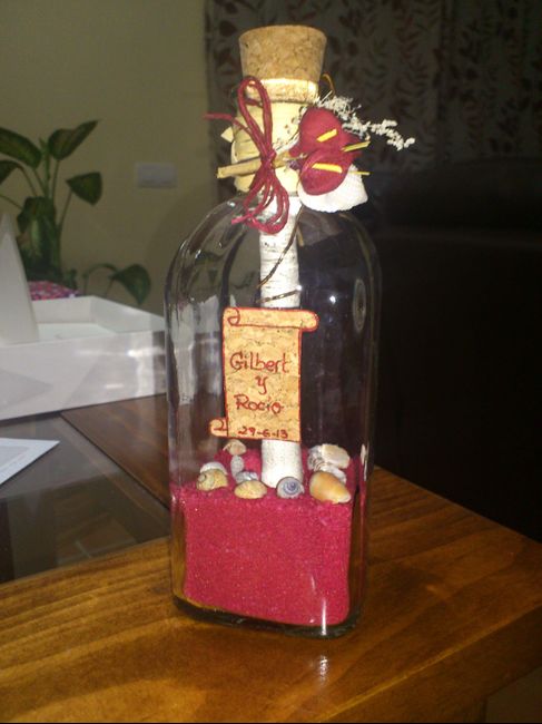 botellita invitación
