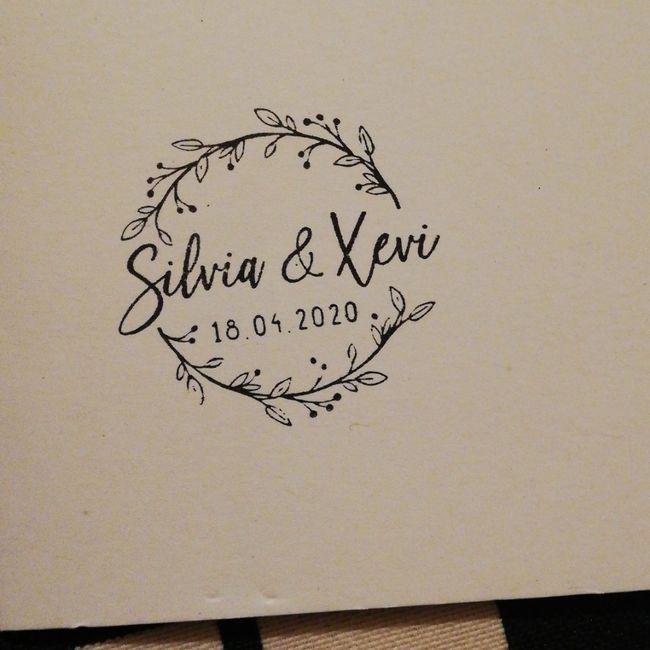 Sello boda personalizado 1