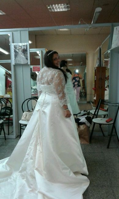 Vestido de novia de talla grande y low cost en barcelona! - 1