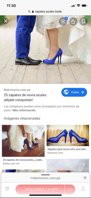 Zapatos azules? 1