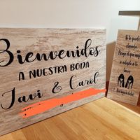 Carteles y marco - 1
