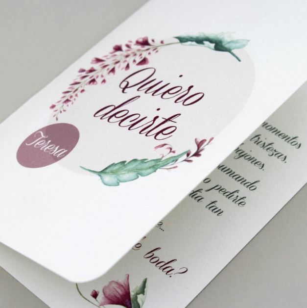 Tarjeta/postal agradecimiento para invitados especiales 2