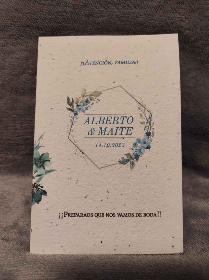 Invitaciones en papel plantable: mi experiencia 🌱💚 - 1