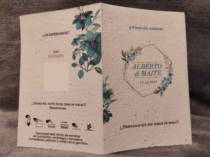 Invitaciones en papel plantable: mi experiencia 🌱💚 - 6