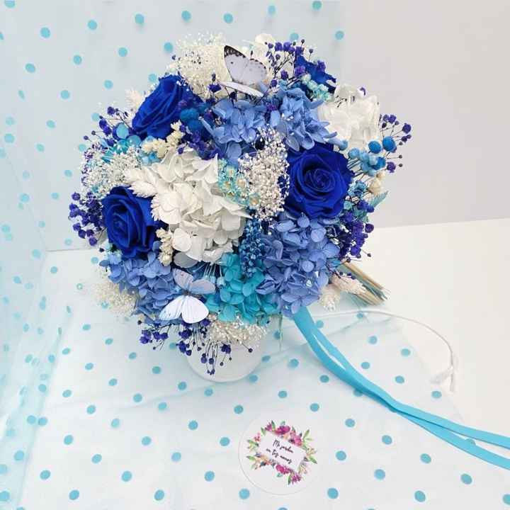 Ramo flores preservadas. - 1