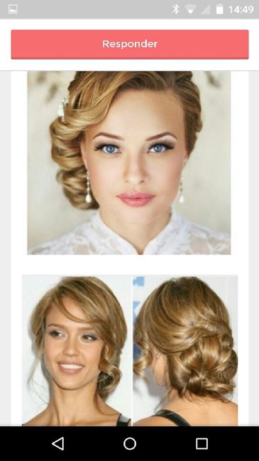 Que peinado os pondriais para este vestido? - 1