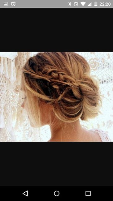 Peinados con trenzas. quien ha llevado trenza en su boda?? - 5