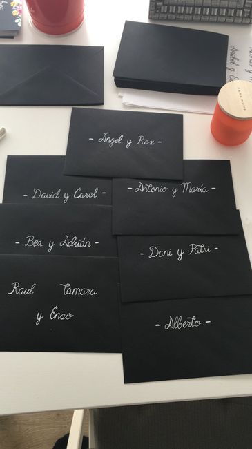 Cómo escribir los sobres de las invitaciones ? - 1