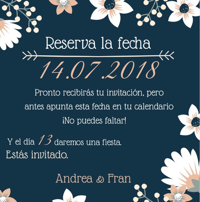  Nuestro Save the date - 1