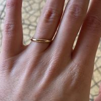 Alianzas clásicas oro amarillo media caña o almendradas - 1