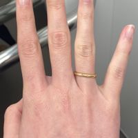 Alianzas clásicas oro amarillo media caña o almendradas - 2