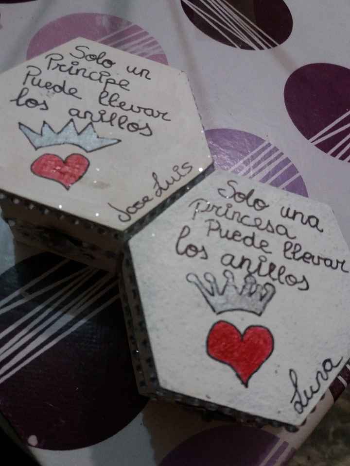 He acabado las cajitas anillos - 1