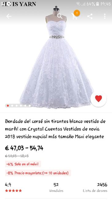 Vestido de novia low cost kiabi 2
