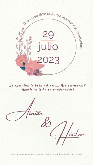 Save the date 2023 2
