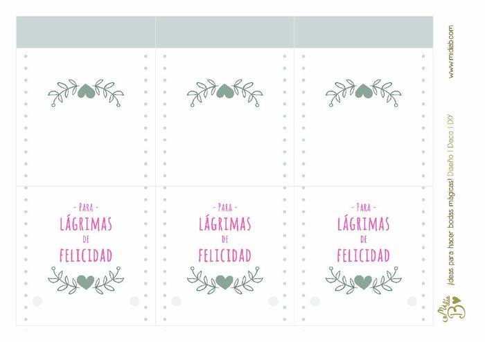 Plantillas lágrimas de felicidad - 2