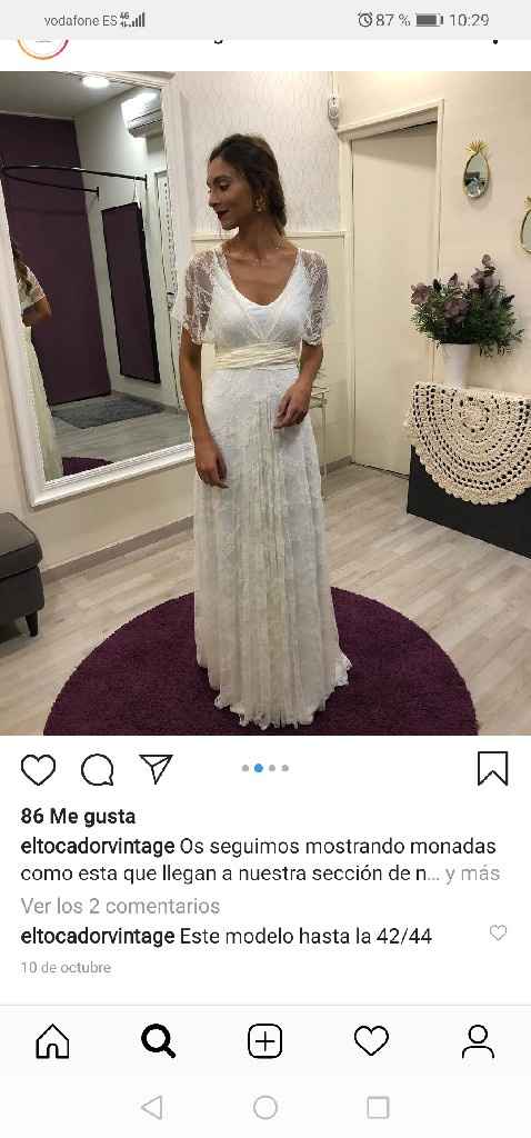 Vestido de novia hecho a mano - 1