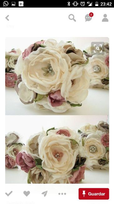Ramo de flores de tela o normales??? - 2